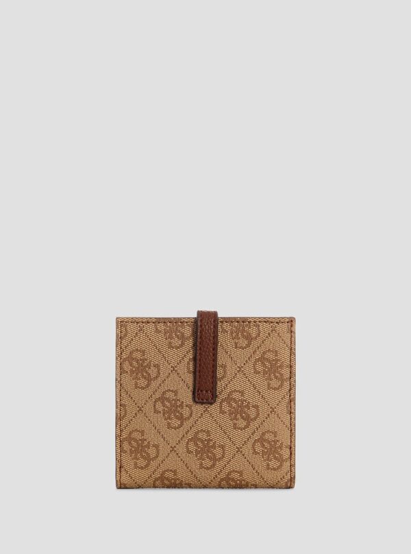 Guess Brown Logo Laurel Tab Card Case - Image 2