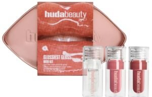 Huda Beauty Mini Gloss Trio (GLASSY | BOMBSHELL | SUGAR BABY)