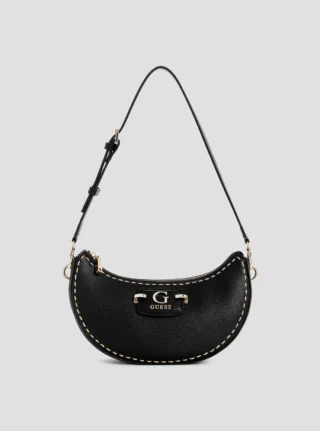 GUESS Black nastra shoulder bag
