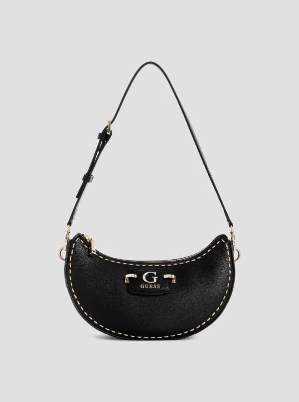 GUESS Black nastra shoulder bag