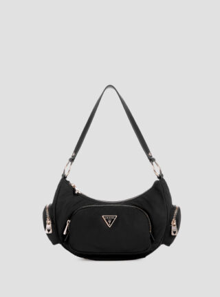 Eco black gemma shoulder bag