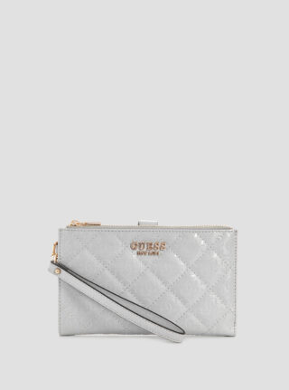 Grey laurel organiser wallet