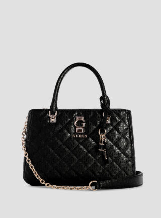 Black bessey luxury satchel bag