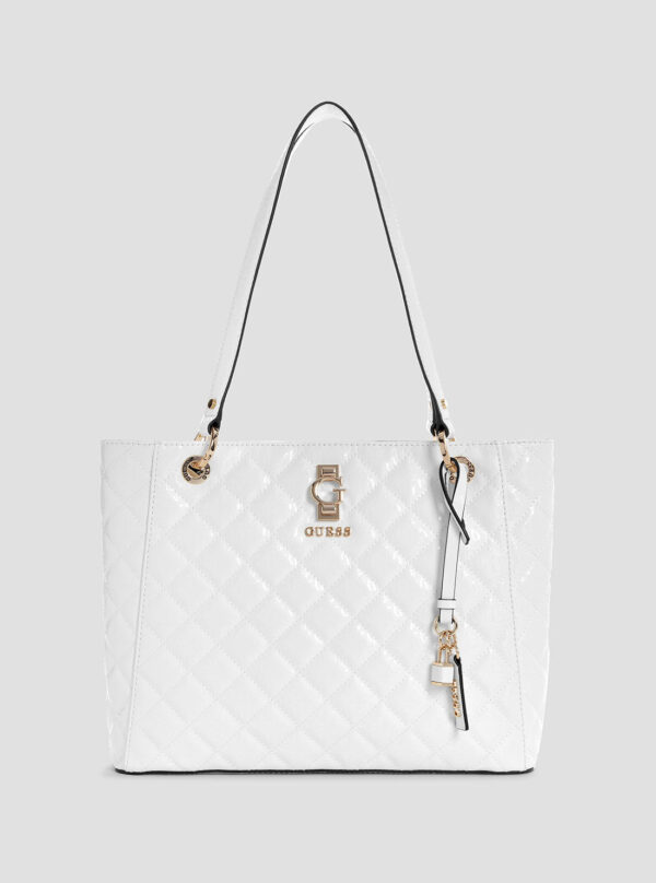 White bessey noel tote bag