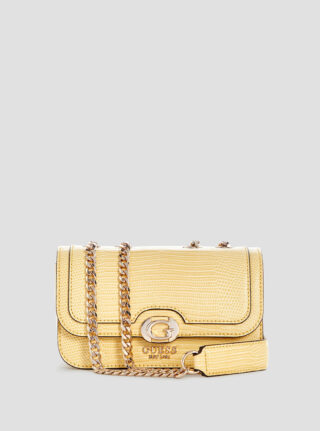 Yellow orlina mini crossbody bag