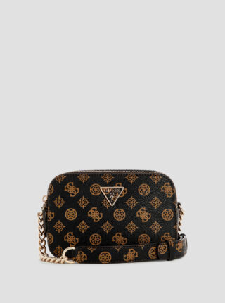 Guess Brown logo noelle camera bag