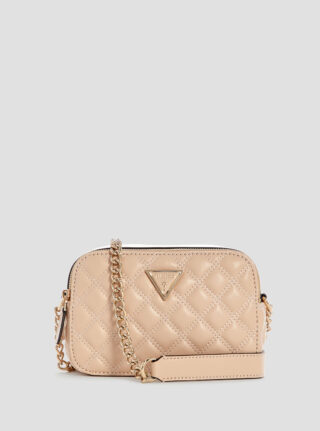 Beige giully camera bag
