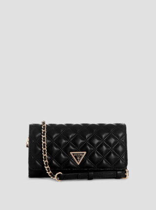 Black giully crossbody organiser bag