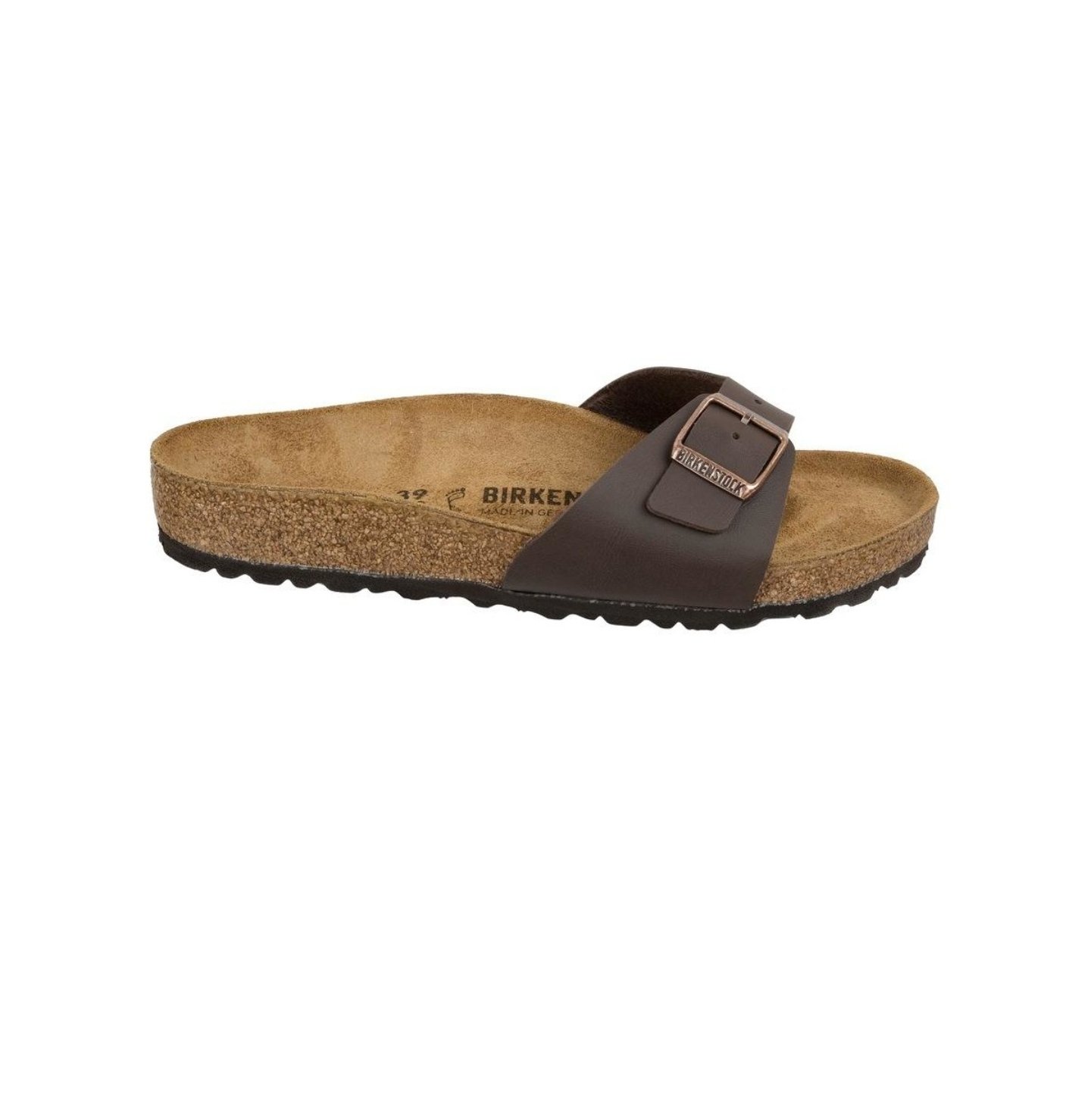 Birkenstock Unisex Madrid Birko-Flor Regular Fit Sandals - Image 2
