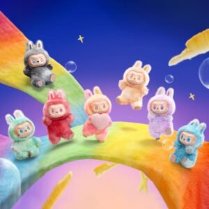 Pop Mart The Monsters Labubu Exciting Macarons Vinyl Face Plush Pendant (Blind Box)