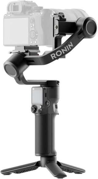 DJI RS 3 Mini, 3-Axis Mirrorless Gimbal Lightweight Stabilizer for Canon/Sony/Panasonic/Nikon/Fujifilm, 2 kg (4.4 lbs) Tested Payload, Bluetooth Shutter Control, Native Vertical Shooting