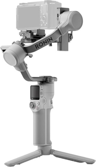 DJI RS 4 Mini, Gimbal Stabilizer for Camera Canon/Sony/Panasonic/Nikon/Fujifilm, Auto Axis Locks, 2kg/4.4lbs Payload, Intelligent Tracking, Camera Gimbal, Native Vertical Filming