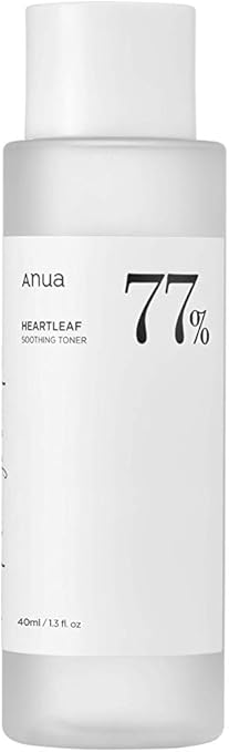 Anua Heartleaf 77% Soothing Toner I pH 5.5 skin trouble care, calming skin, refreshing, purifying (40ml / 1.35 fl.oz.) ?