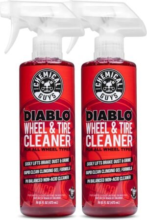 Chemical Guys Sprayable Diablo Wheel Cleaner (Safe on All Wheel & Rim Finishes), Great for Cars, Trucks, SUVs, Motorcycles, RVs & More, 473 ml (2 Pack)