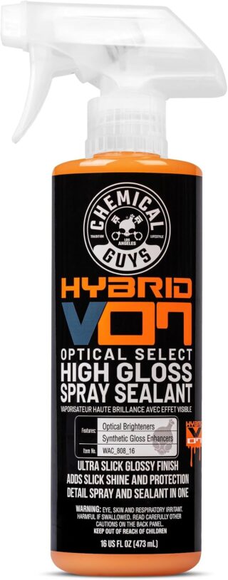 Chemical Guys Hybrid V7 Optical Select High Gloss Spray Sealant & Quick Detailer (Safe for All Finishes Including Ceramic Coatings), 473 ml