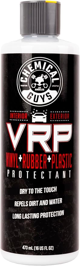 Chemical Guys V.R.P. Vinyl, Rubber and Plastic Super Shine and Protectant, Safe for Cars, Trucks, SUVs, Motorcycles, RVs & More, 473 ml
