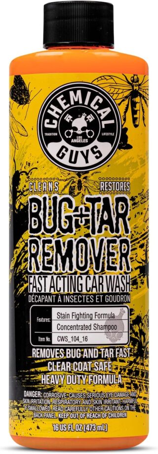 Chemical Guys Concentrated Bug and Tar Remover Car Wash Soap (Works with Foam Cannons, Foam Guns or Bucket Washes) 473ml