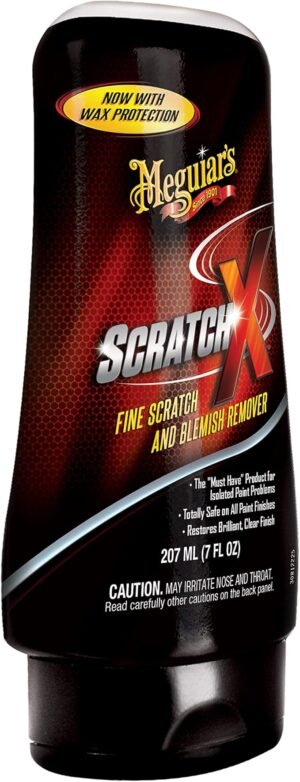 Meguiar's Scratch X - Micro-Abrasive Technology - Best Scratch Remover for Vehicles - Car Scuff and Scratch Remover Formula to Remove Light Scratches, Blemishes and Swirls - 207ml