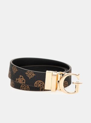 Brown g logo evelune belt