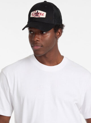 Guess jeans black trucker cap