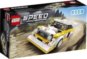 LEGO Speed Champions 1985 Audi Sport Quattro S1 76897 Toy Cars for Kids Building Kit Featuring Driver Minifigure, New 2020 (250 Pieces)