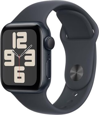 Apple Watch SE [GPS 40mm] Midnight Aluminium Case with Midnight Sport Band - S/M