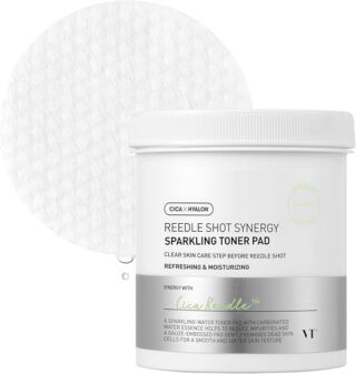 VT COSMETICS Synergy Sparkling Toner Pad (80 Pads)