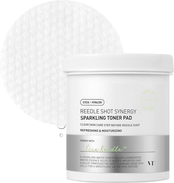 VT COSMETICS Synergy Sparkling Toner Pad (80 Pads)