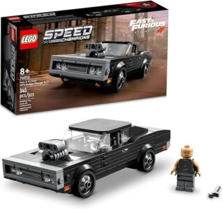 LEGO Speed Champions Fast & Furious 1970 Dodge Charger R/T 76912 Toy Car Building Set; Collectible Model for Boys, Girls Ages 8+ (345 Pieces)
