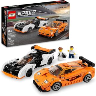 LEGO Speed Champions McLaren Solus GT and McLaren F1 LM 76918; Building Toy Set for Car Enthusiasts and Kids Aged 9+ (581 Pieces)