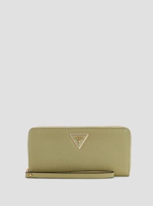 Green laurel large wallet