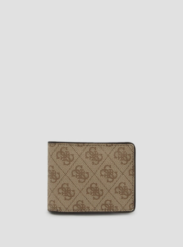 Brown quattro g slimfold wallet
