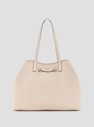 Beige vikky 2 tote bag