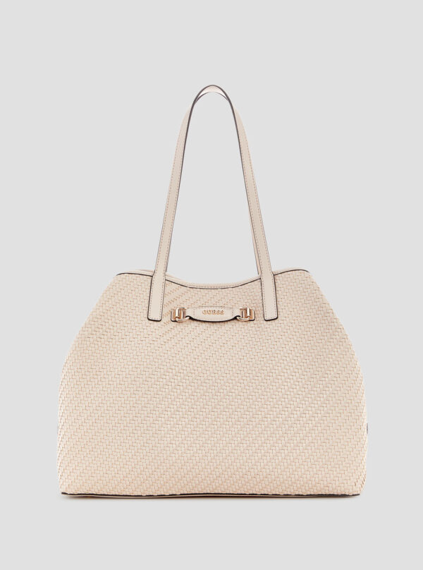Beige vikky 2 tote bag