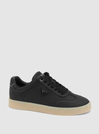 Black jazlie low-top sneakers