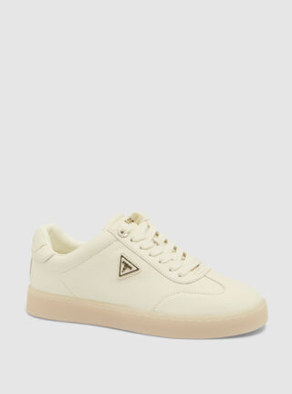 White jazlie low-top sneakers
