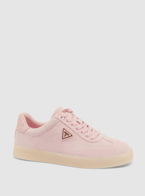 Pink jazlie low-top sneakers