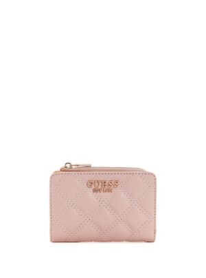 Pink giully zip around card case