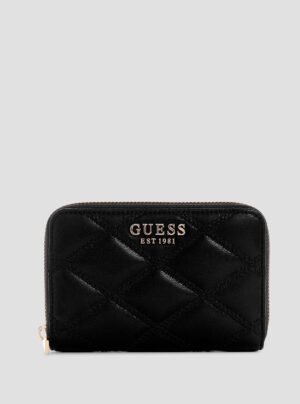 Black tamsin medium zip wallet