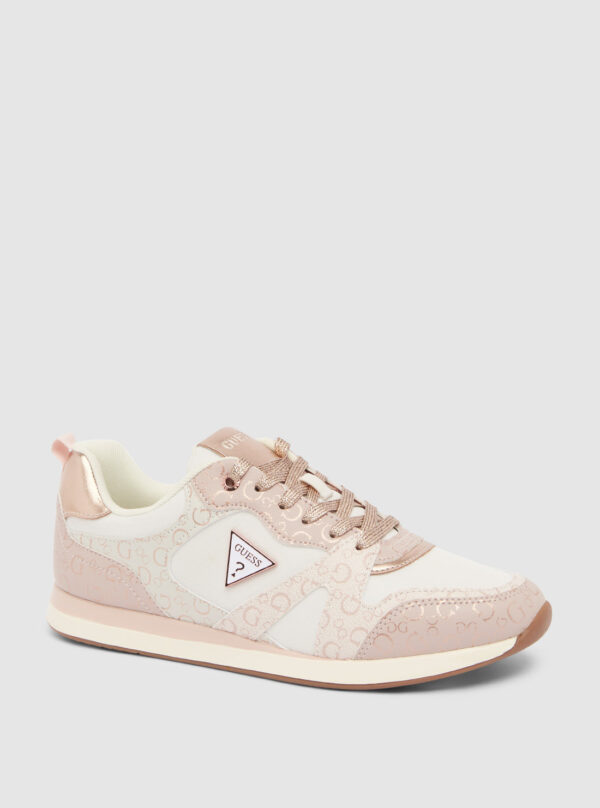 Pink thanes low-top sneakers