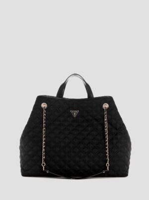 Black giully large tote bag