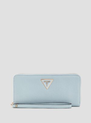Blue laurel large wallet