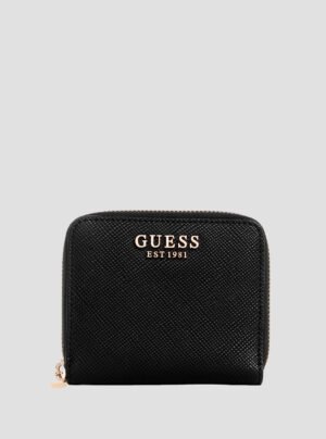 Black laurel small wallet