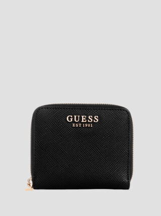 Black laurel small wallet