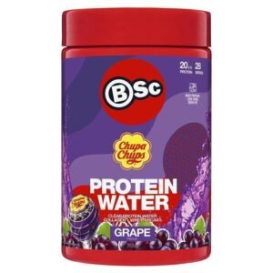 BSc x Chupa Chups Protein Water Grape 700g