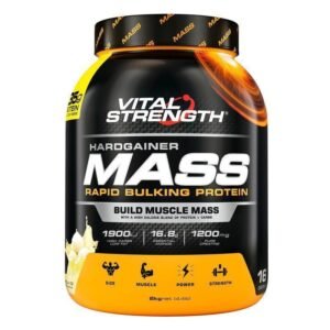 Vital Strength Hardgainer Mass Rapid Building Protein Vanilla Ice Cream 2kg