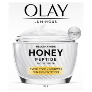 Olay Luminous Niacinamide Honey Peptide Moisturiser 50g