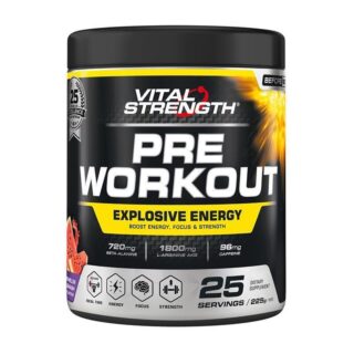 Vital Strength Pre Workout Powder Watermelon Smash 225g