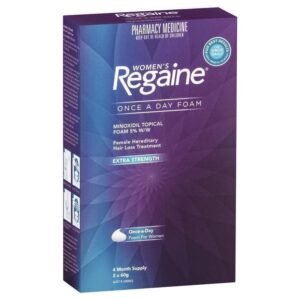 Regaine Women's Extra Strength Minoxidil Foam Hair Regrowth Treatment 2 x 60g