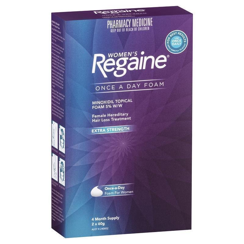 Regaine Women's Extra Strength Minoxidil Foam Hair Regrowth Treatment 2 x 60g